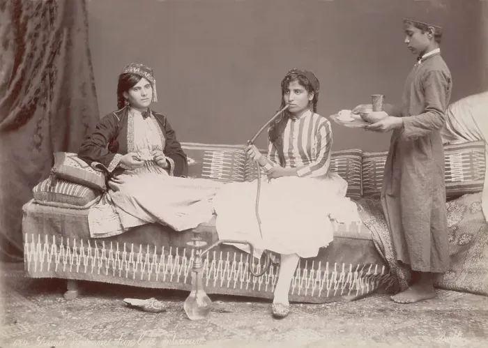 Framed Print : Syrian Women Resting Framed Print : Syrian Women Resting