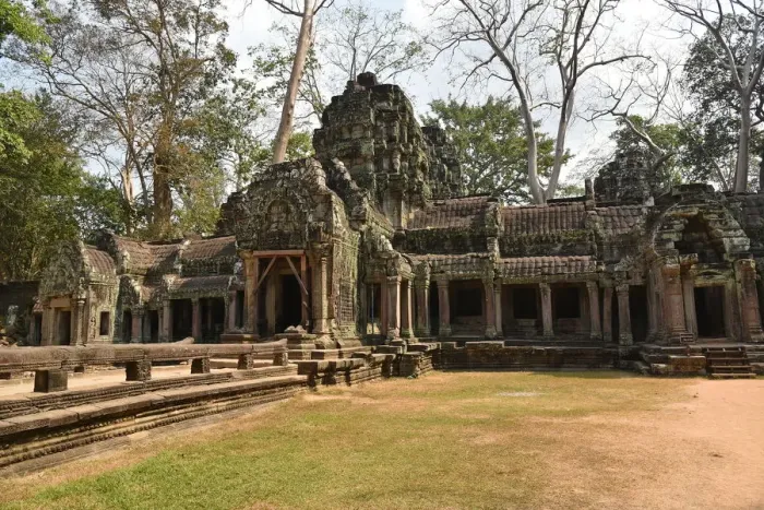 Framed Print : Ta Prohm temple Angkor Siem Reap Cambodia Framed Print : Ta Prohm temple Angkor Siem Reap Cambodia