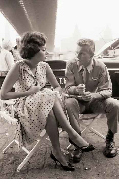 Framed Print : Tab Hunter with Sophia Loren Framed Print : Tab Hunter with Sophia Loren