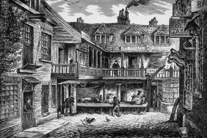 Framed Print : The Tabard Inn Framed Print : The Tabard Inn