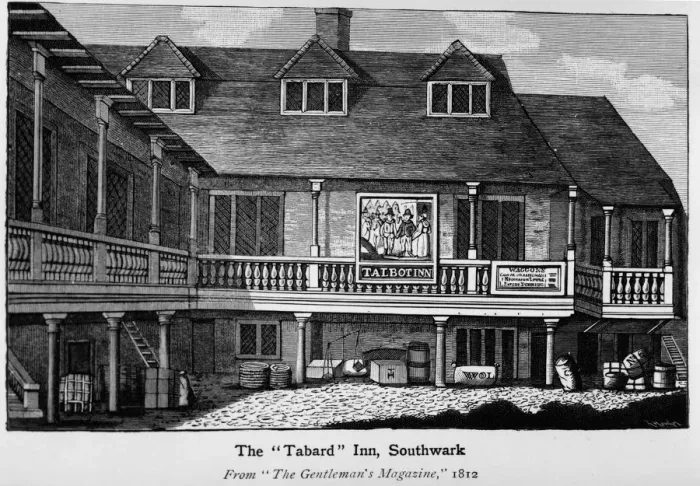 Framed Print : The Tabard Inn Framed Print : The Tabard Inn
