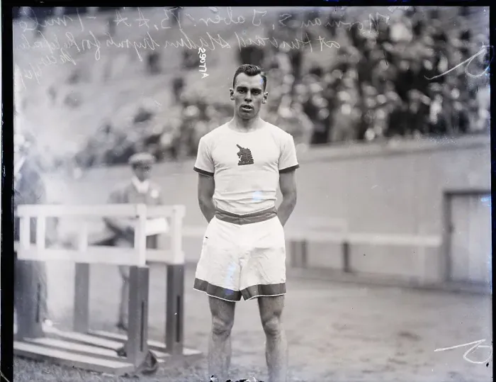 Framed Print : Taber, Winner Of Mile Run At Tryout Framed Print : Taber, Winner Of Mile Run At Tryout