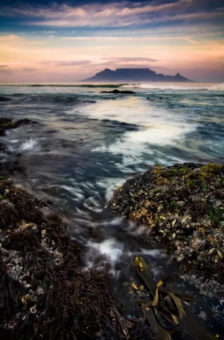 Framed Print : Table Bay Pastels Framed Print : Table Bay Pastels
