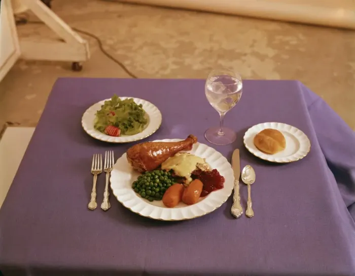 Framed Print : Table Set For One Framed Print : Table Set For One