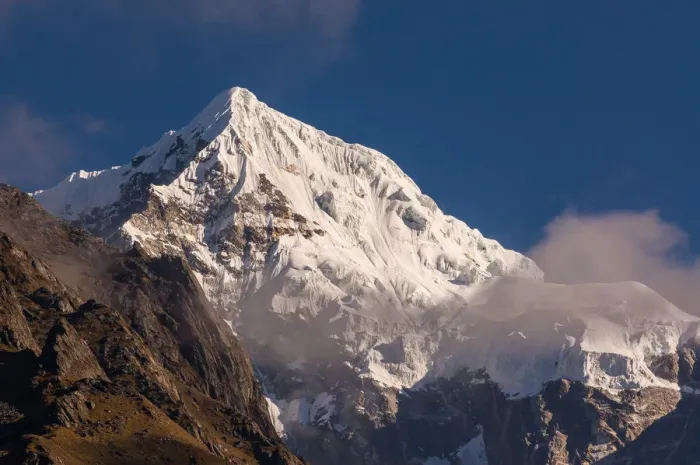 Framed Print : Taboche mountain peak from Tengboche village Framed Print : Taboche mountain peak from Tengboche village