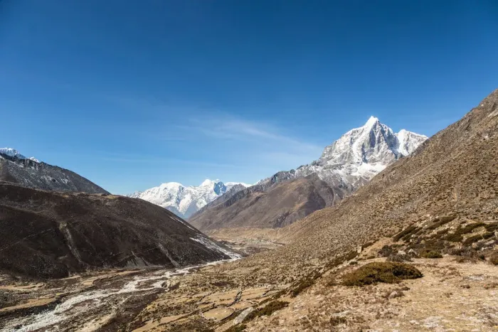 Framed Print : The Taboche peak (6367m) in Nepal