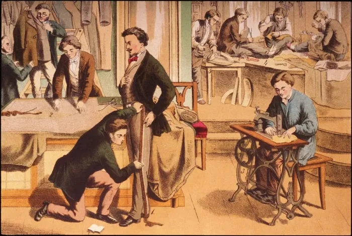 Framed Print : The Tailor Shop Framed Print : The Tailor Shop