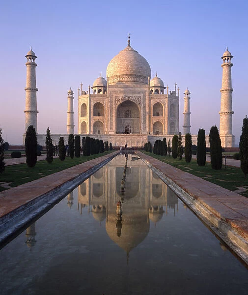 Taj Mahal, Agra India at sunrise