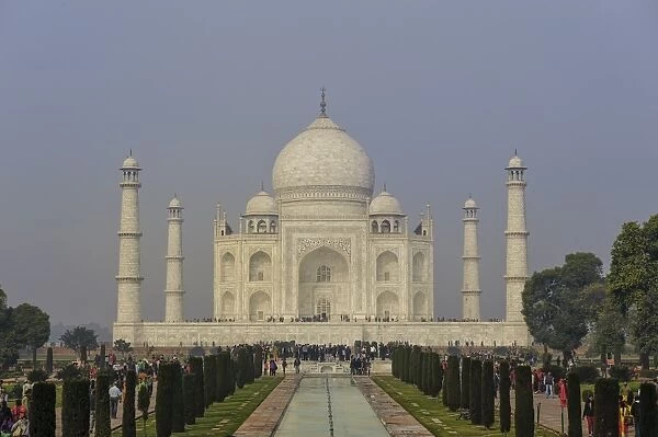 Taj Mahal. A classic view of the famous Taj Mahal, Agra, India