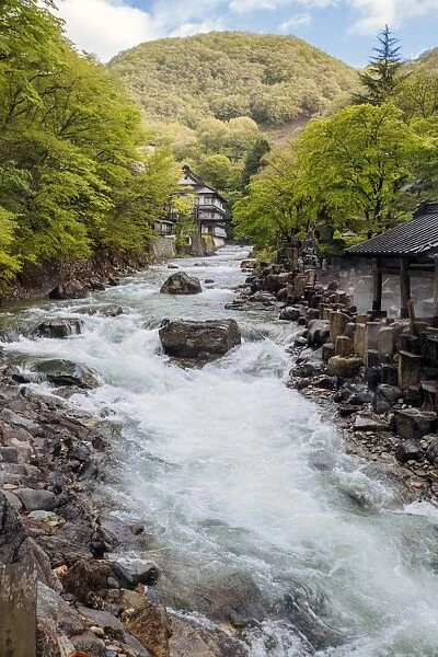 Takara river near Takaragawa onsen, Gunma, Japan