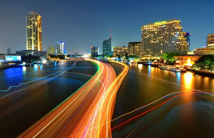 Framed Print : Taksin bridge