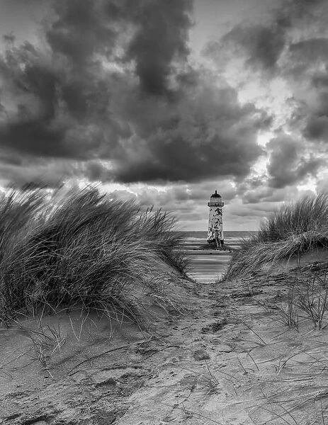 Talacre Lighthouse, Wales, UK. October 29, 2013