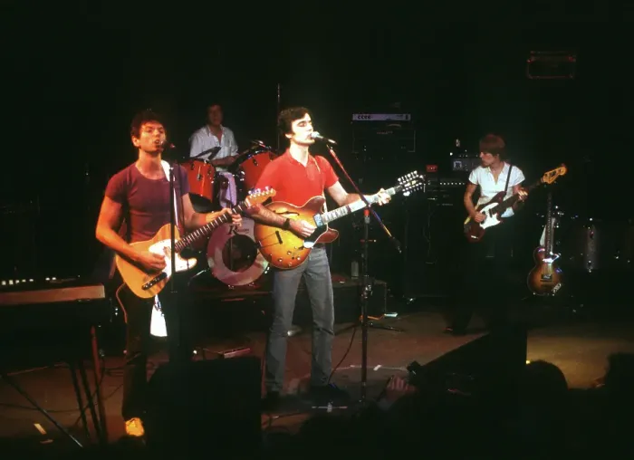 Framed Print : Talking Heads Performing