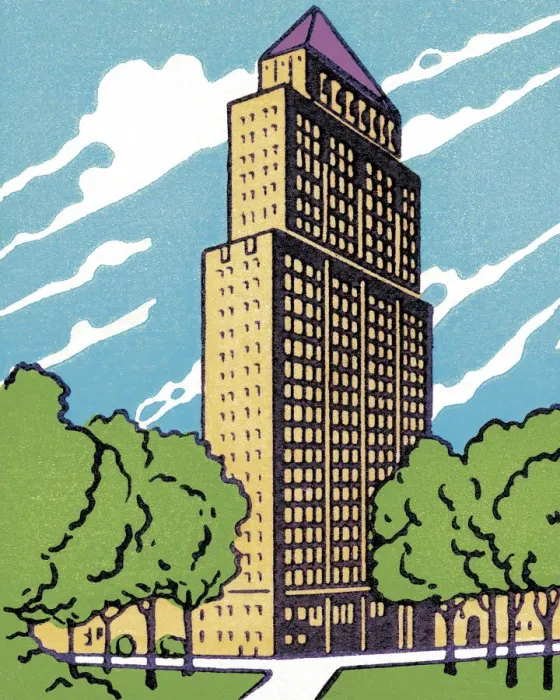 Framed Print : Tall Building Framed Print : Tall Building