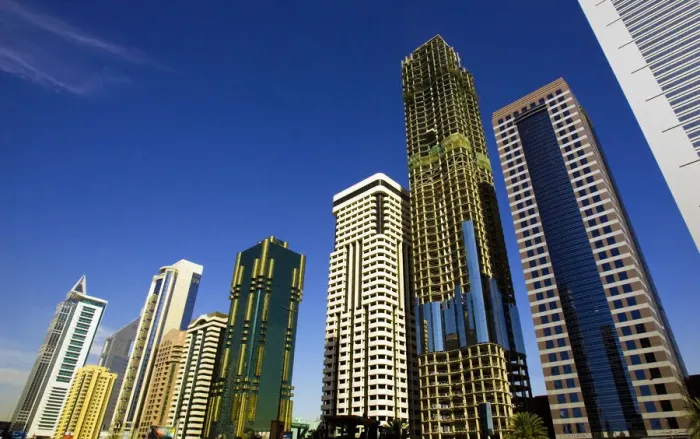 Framed Print : Tall Buildings of Sheikh Zayed Road