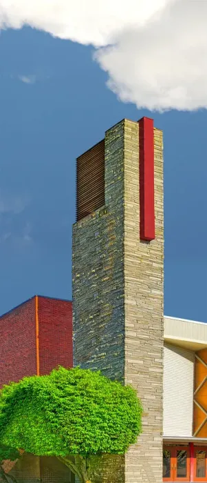 Framed Print : Tall Church Spire Framed Print : Tall Church Spire