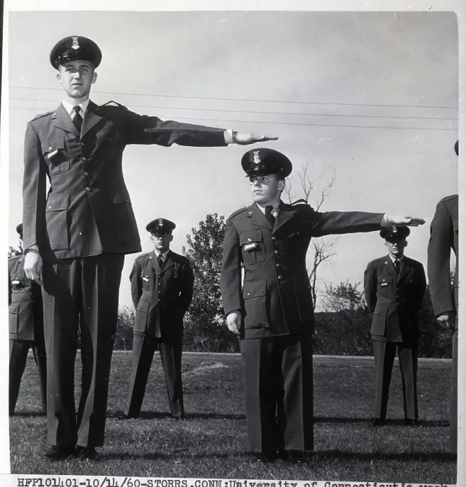 Framed Print : Tallest and Shortest ROTC Cadets Framed Print : Tallest and Shortest ROTC Cadets