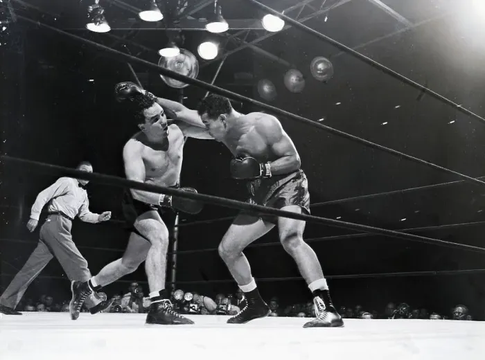Framed Print : Tami Mauriello Avoiding Punch