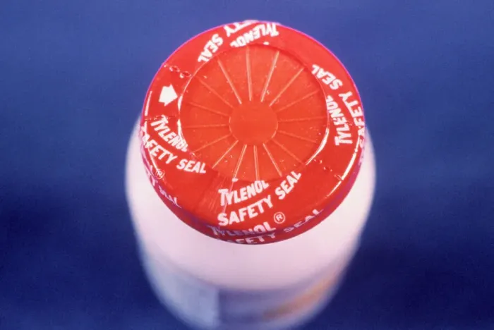 Framed Print : Tamper Resistant Lid on Tylenol Framed Print : Tamper Resistant Lid on Tylenol