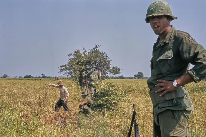 Framed Print : Tan An, Vietnam War Framed Print : Tan An, Vietnam War