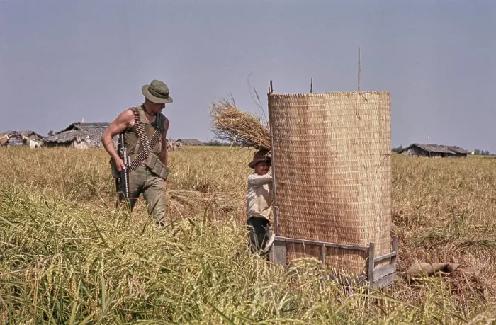 Framed Print : Tan An, Vietnam War Framed Print : Tan An, Vietnam War