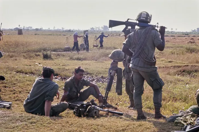 Framed Print : Tan An, Vietnam War