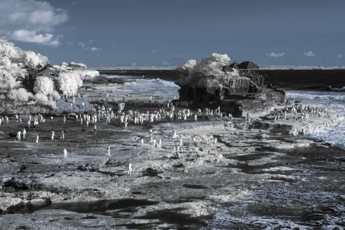 Framed Print : Tanah Lot in IR mood Framed Print : Tanah Lot in IR mood