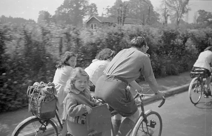 Framed Print : Tandem Family Framed Print : Tandem Family