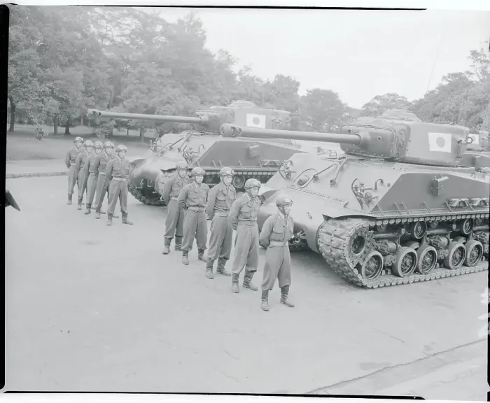 Framed Print : Tank Force During the Ceremony