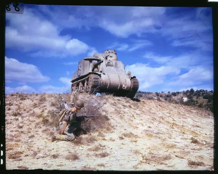 Framed Print : Tank Hunter Throwing Grenade