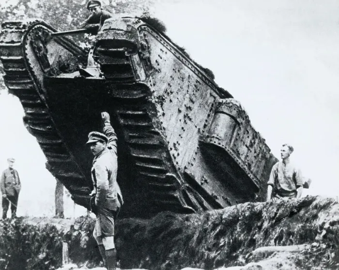 Framed Print : Tank Launching High in Air Framed Print : Tank Launching High in Air