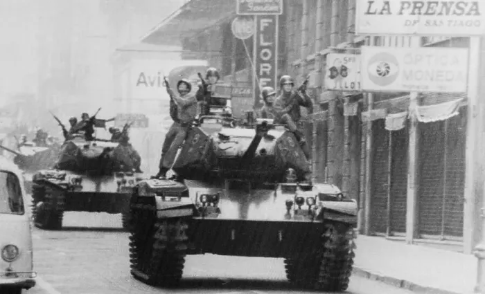 Framed Print : Tanks Being Driven Through Street Framed Print : Tanks Being Driven Through Street