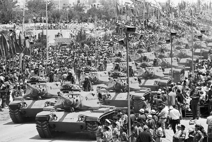 Framed Print : Tanks In Israeli Parade Framed Print : Tanks In Israeli Parade