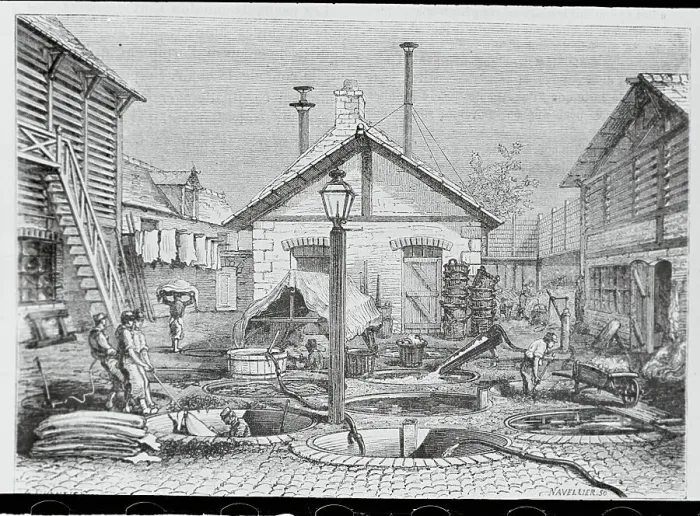 Framed Print : Tanning of Hides in Pits Framed Print : Tanning of Hides in Pits