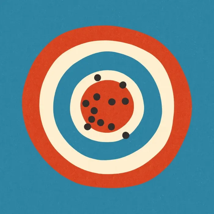 Framed Print : Target with Bullet Holes