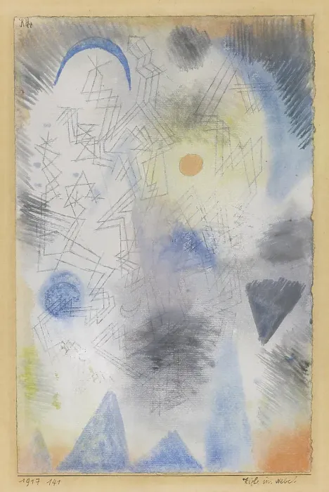 Framed Print : Targets in the fog, 1917