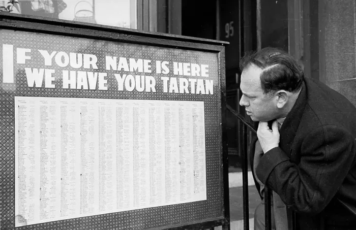 Framed Print : Tartan List Framed Print : Tartan List
