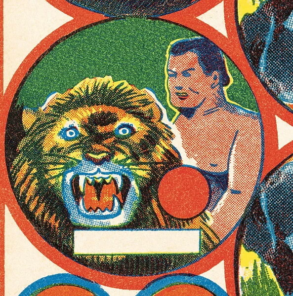 Tarzan and lion