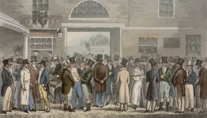 Framed Print : Tattersalls Horse Sale Framed Print : Tattersalls Horse Sale