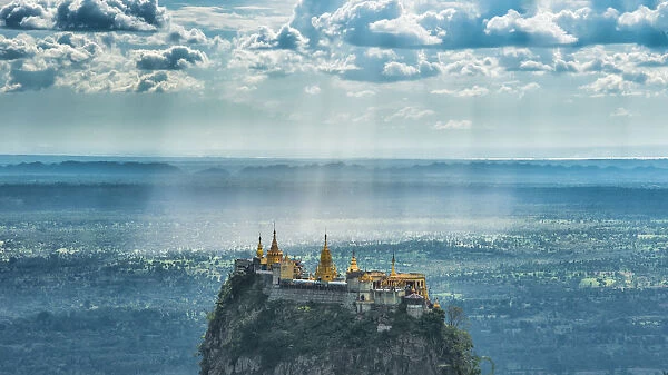 Taung Kalat monastery Myanmar