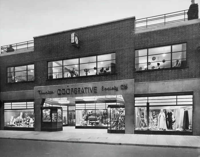 Framed Print : Taunton Co-Op Store Framed Print : Taunton Co-Op Store