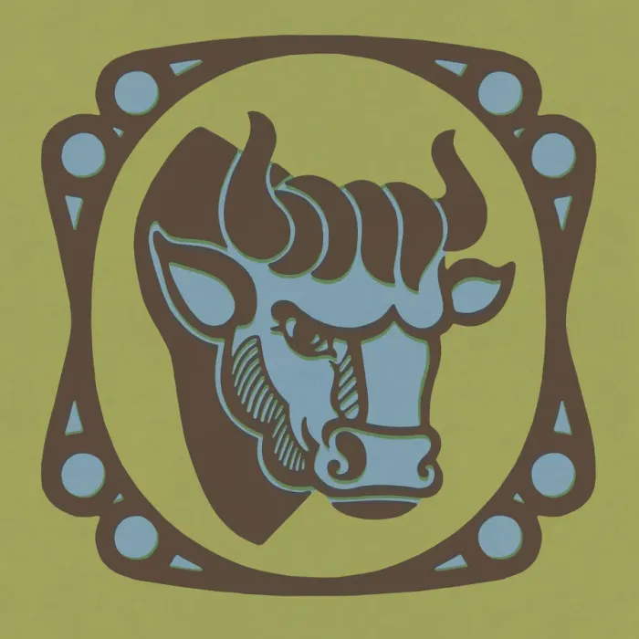 Framed Print : Taurus Zodiac Symbol