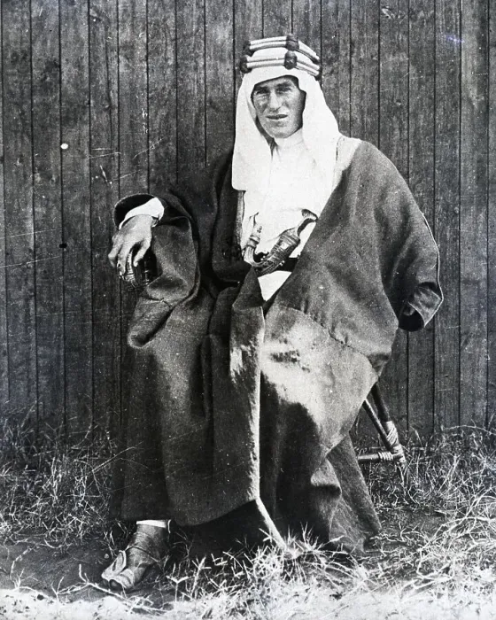 Framed Print : T.E. Lawrence in Arabian Garb Framed Print : T.E. Lawrence in Arabian Garb