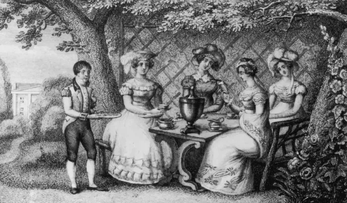 Framed Print : Tea In The Garden Framed Print : Tea In The Garden