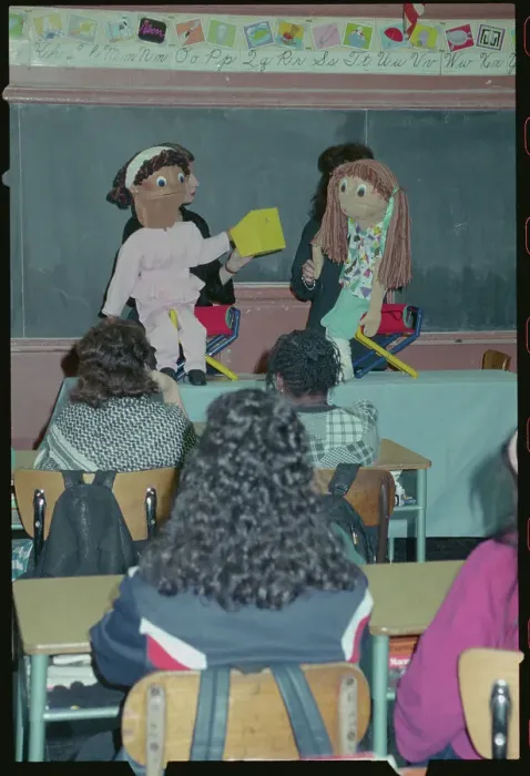 Framed Print : Teachers Manipulating Puppets Framed Print : Teachers Manipulating Puppets