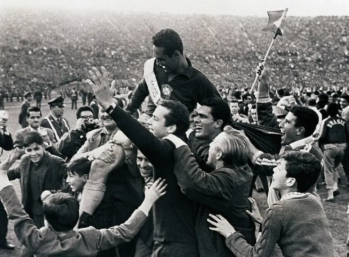 Framed Print : Team Carries Goalie on Their Shoulders Framed Print : Team Carries Goalie on Their Shoulders