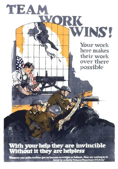 Framed Print : Team Work Wins! Framed Print : Team Work Wins!