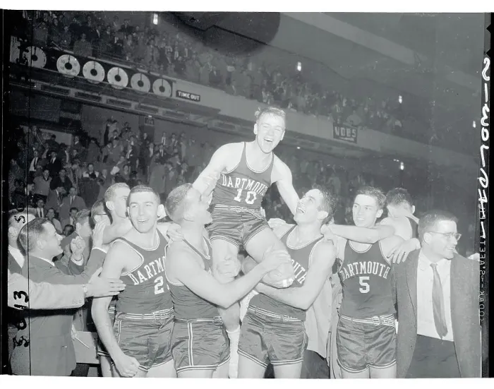Framed Print : Teammates Carrying Larry Blades Framed Print : Teammates Carrying Larry Blades