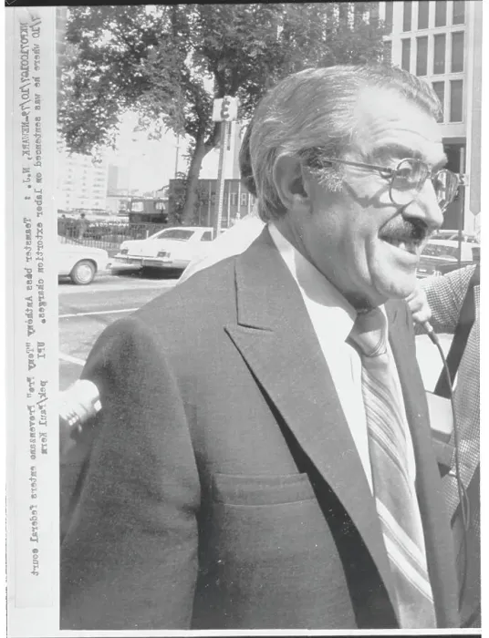 Framed Print : Teamster Anthony Provenzano Smiling near Crowd Framed Print : Teamster Anthony Provenzano Smiling near Crowd