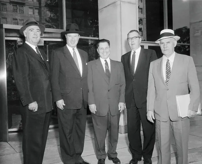 Framed Print : Teamsters Union Meeting with AFL-CIO
